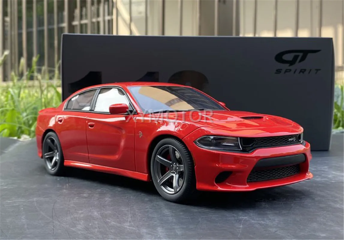 

GT Spirit 1/18 для Dodge Charger SRT Hellcat, литые модели автомобилей, ограниченная серия, металлическая смола, подарок, коллекция, украшения, дисплей