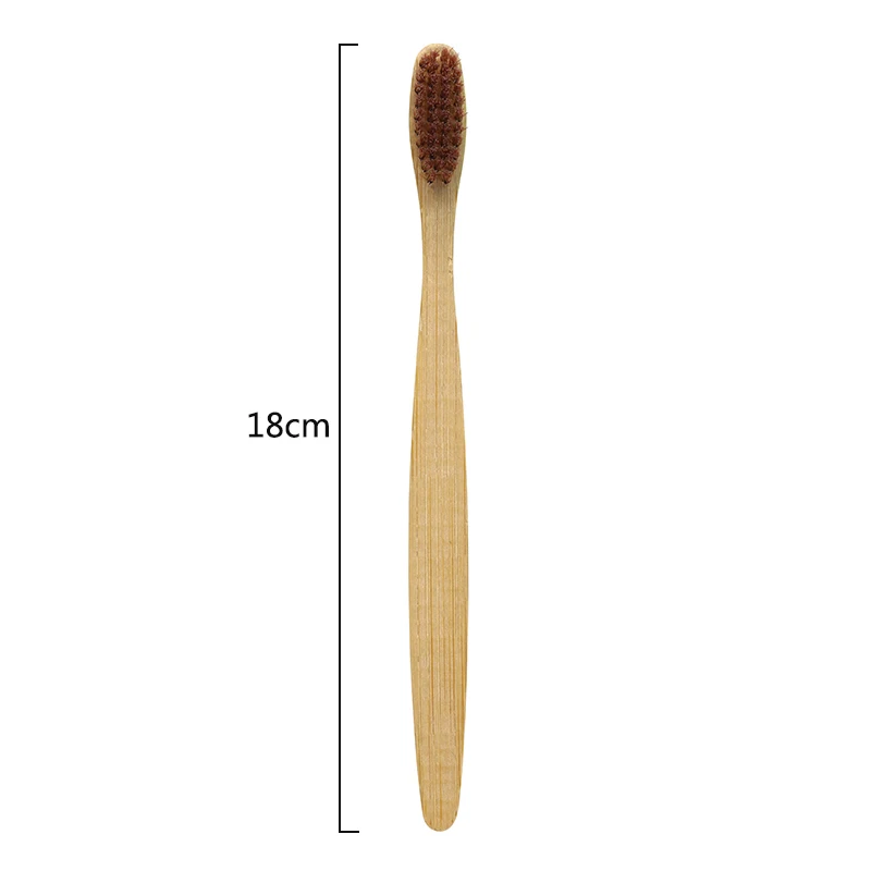Распродажа деревянная зубная щетка из натурального бамбука для взрослых женщин и мужчин уход за зубами мягкие щетки