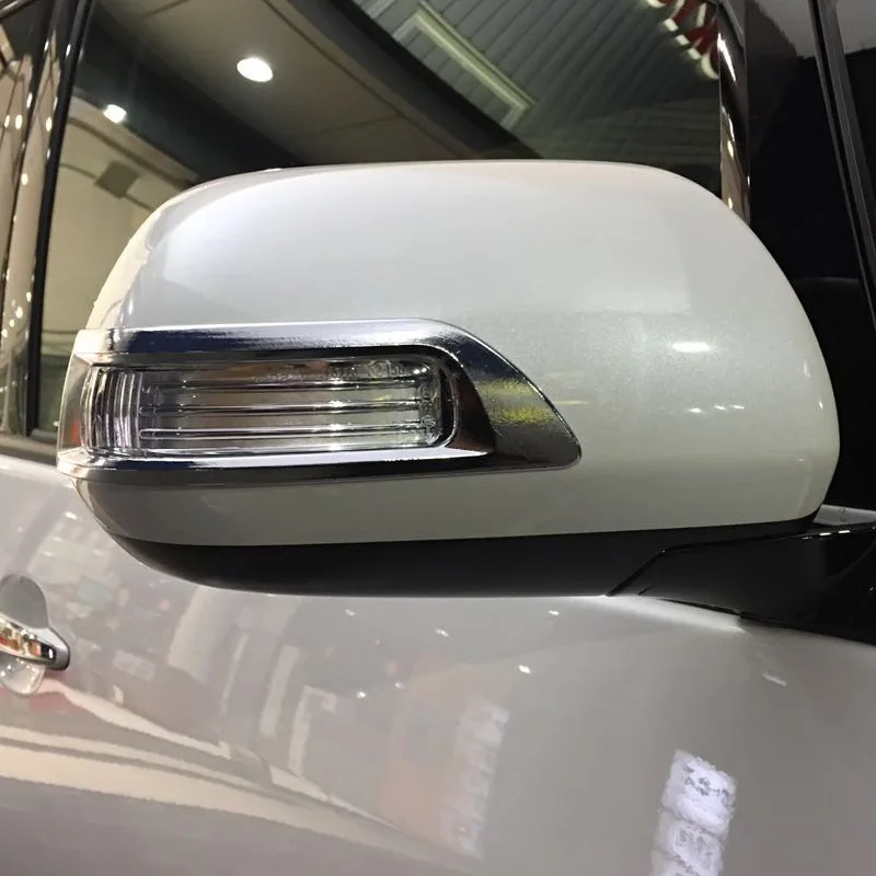Наклейка на боковое зеркало заднего вида для Toyota Estima Previa Tarago Sienna|Хромирование| |