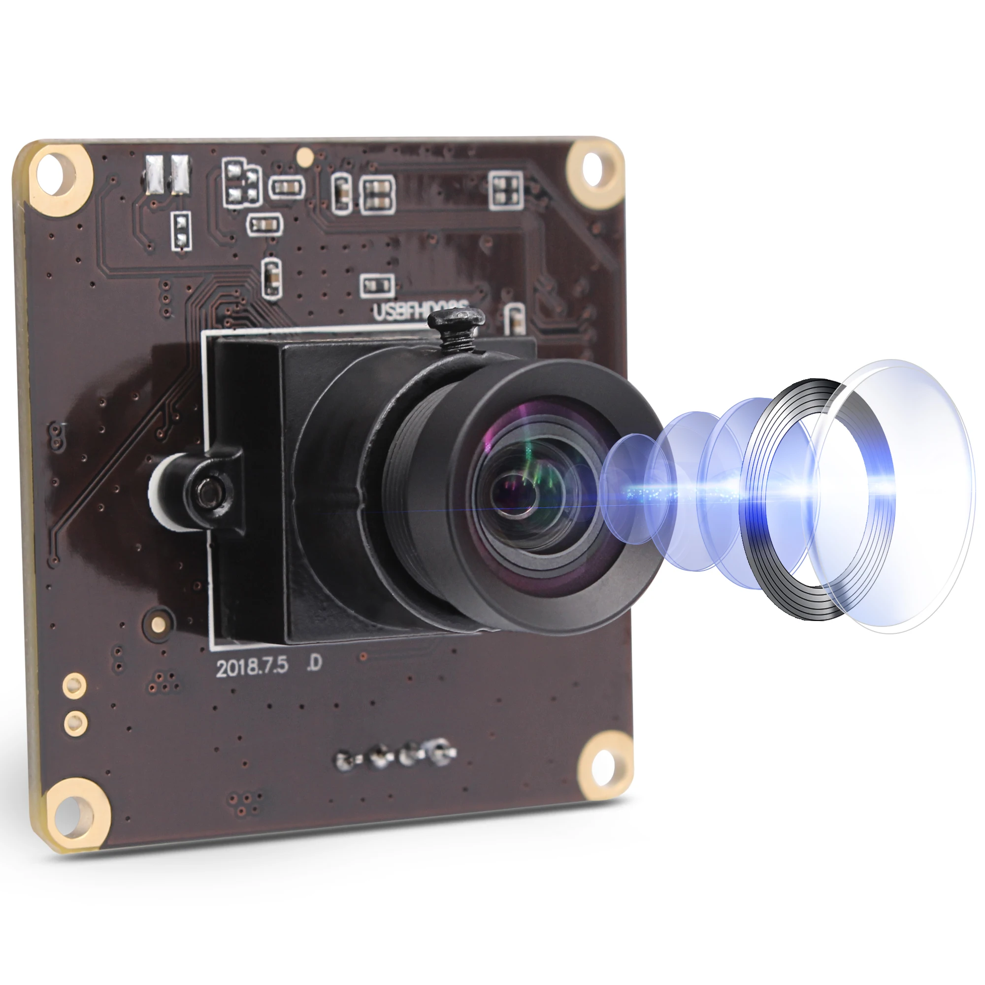 

1080P Веб-камера Высокоскоростная MJPEG 60fps/ 120fps /260fps CMOS OV4689 USB модуль камеры с объективом без искажений для Golf Swing