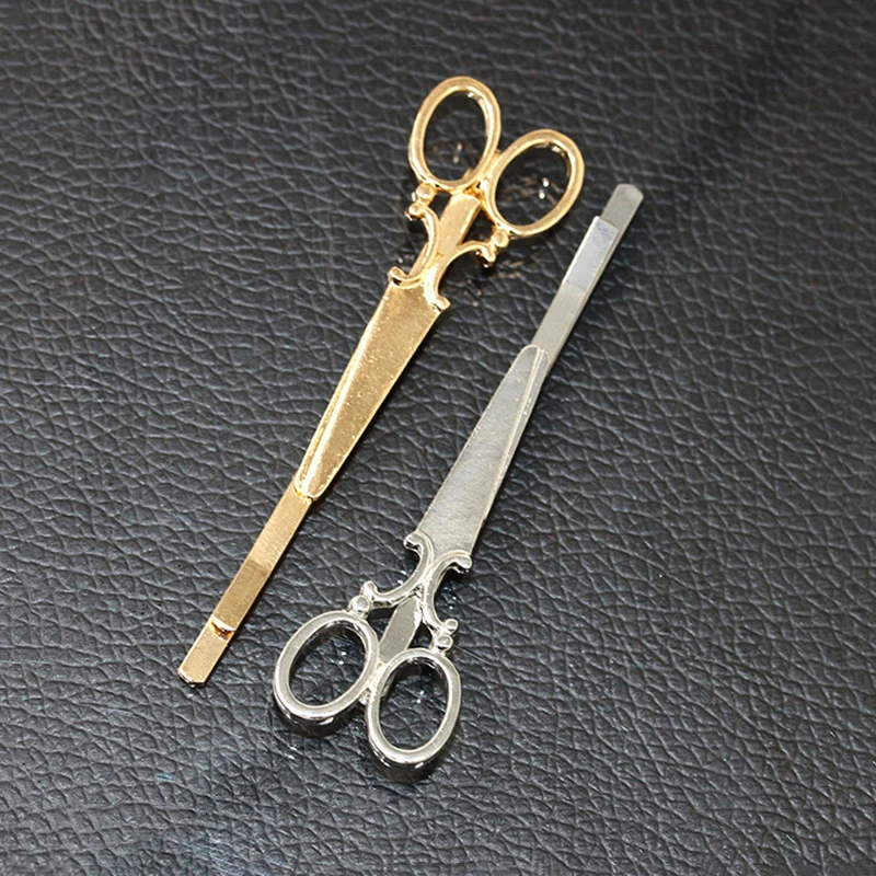 

1pc Creative Scissors Shape Women Lady Girls Hair Clip Delicate Pin Hair Barrette Hair Accessories Decorations