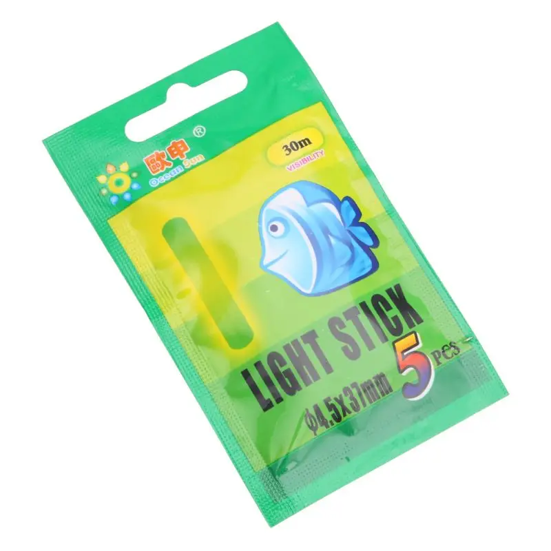 

4.5*37mm/3.0*25mm Fishing Float Fluorescent Lightstick Light Night Float Rod Lights Dark Glow Stick Useful Fishing/Party