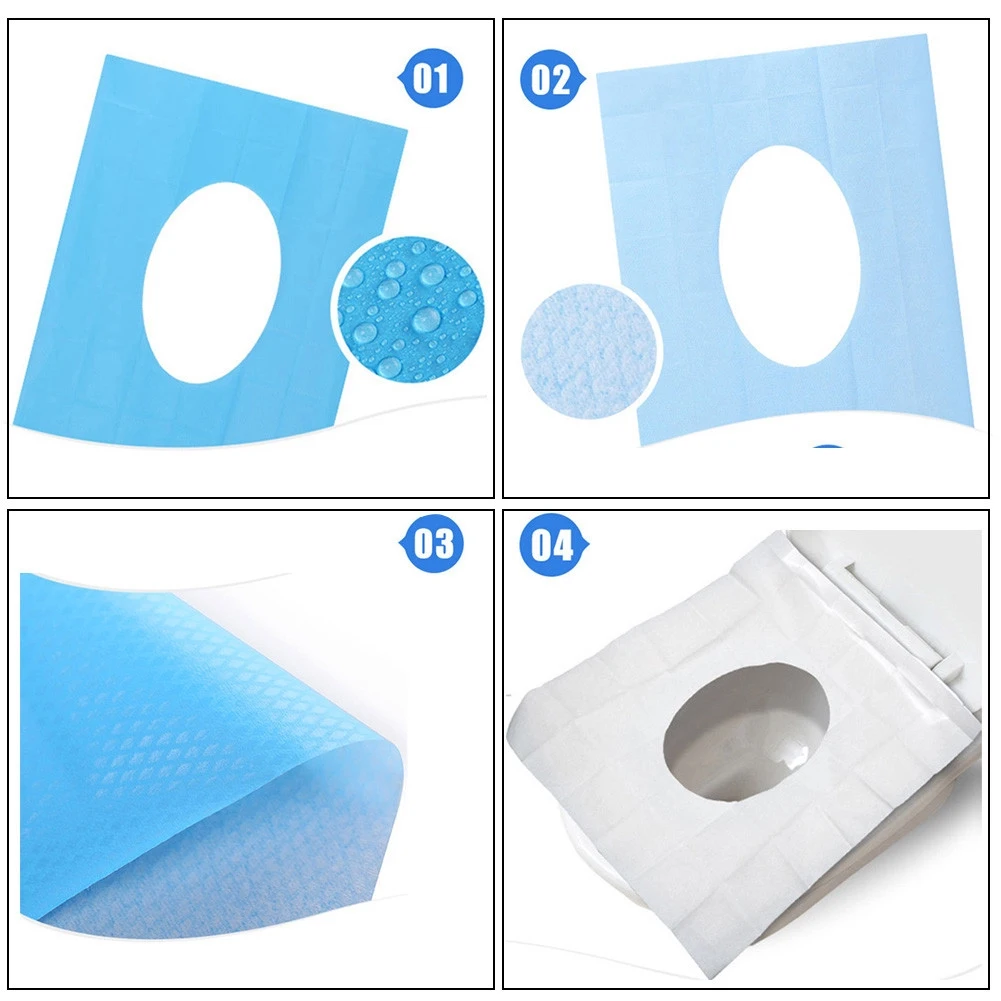 10 шт. одноразовые бумажные дорожные гигиенические Портативные