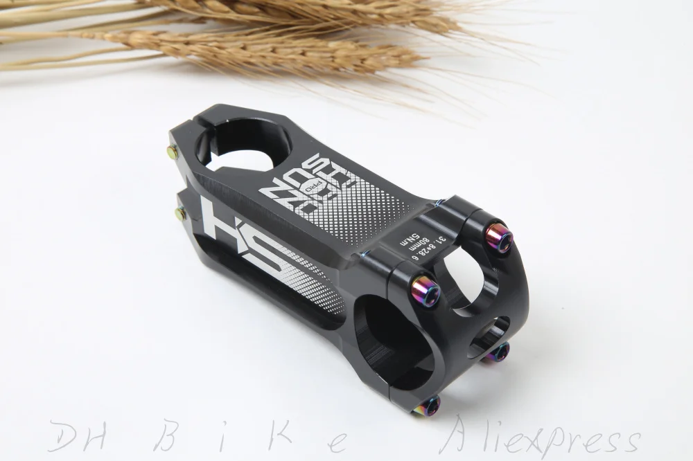 Высокое качество PROHONSUN алюминиевый сплав 6061 T6 CNC PVD MTB велосипедный стержень 0 градусов 80 мм Красочные DIY дорожный вынос руля для горного велосипеда