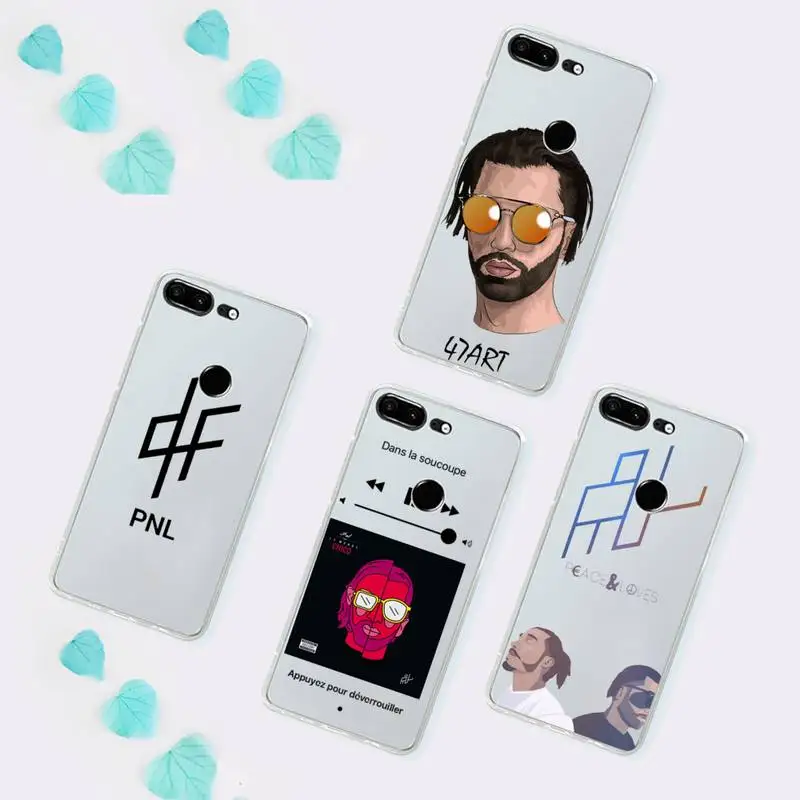 

PNL QLF Rapper Singer Phone Case Transparent for Huawei P 40 20 30 10 mate pro lite plus