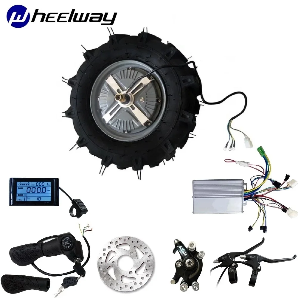 

18 Inch 48V 1000W Hub Motor BLDC ScooterWith Tyre LY Motor 18 inch Brushless Gearless Hub Motor kit