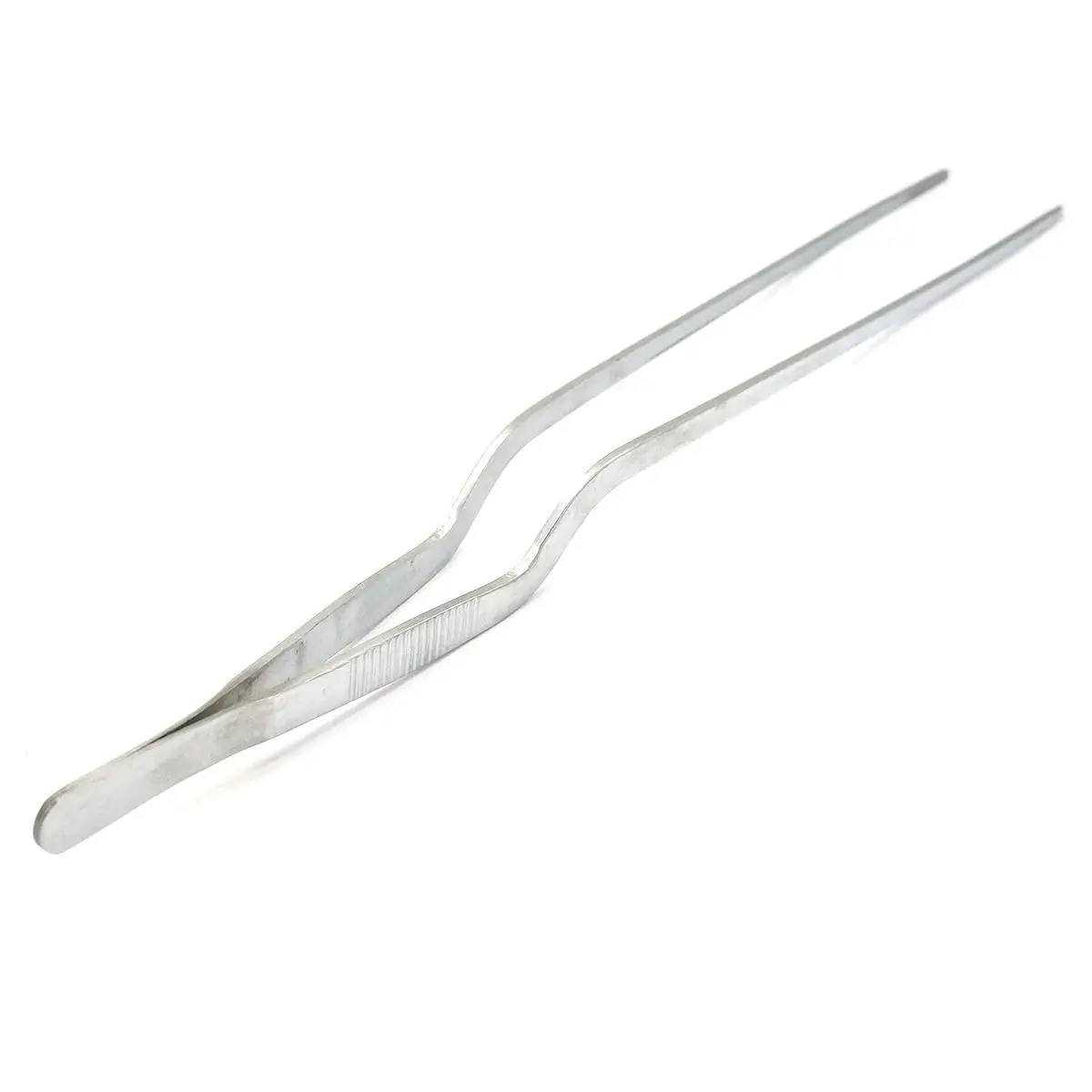 

30cm Stainless Steel Tweezer Spear Shaped Curved For Tissue Culture Lab Use