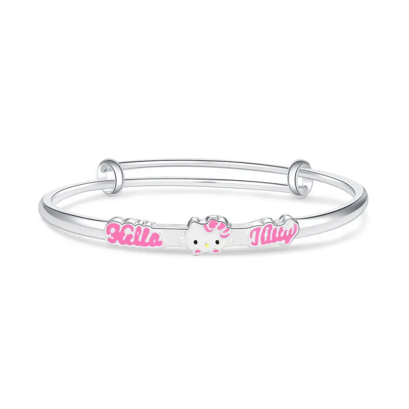 

2021 new KT cat bracelet online celebrity live broadcast of the same parent-child bracelet cartoon baby children's jewelry