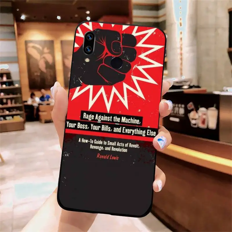 

Rage Against The Machine Phone Case For Xiaomi Redmi Note 4 4x 5 6 7 8 pro S2 PLUS 6A PRO