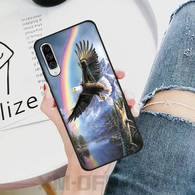HaNismt Fierce Eagle Newly Arrived Black Cell Phone Case For Samsung A6 6S 6Plus 7 720 750 8 PLUS 9 920 2018 A8 A9STAR | Мобильные