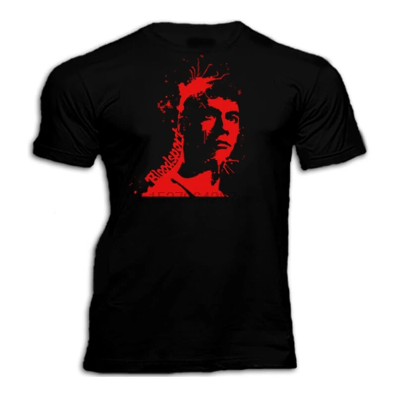 Футболка с надписью VAN DAMME BLOODSPORT spplatter 80s| |
