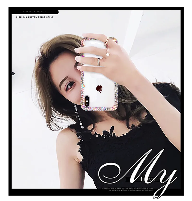 Phone Case Bling Crystal Diamond Rhinestone 3D Stones Soft Back Cover For HuaweiP8 P9 P10 P20 P30 PLUS LiTE Mate10 20 30Pro Lite |