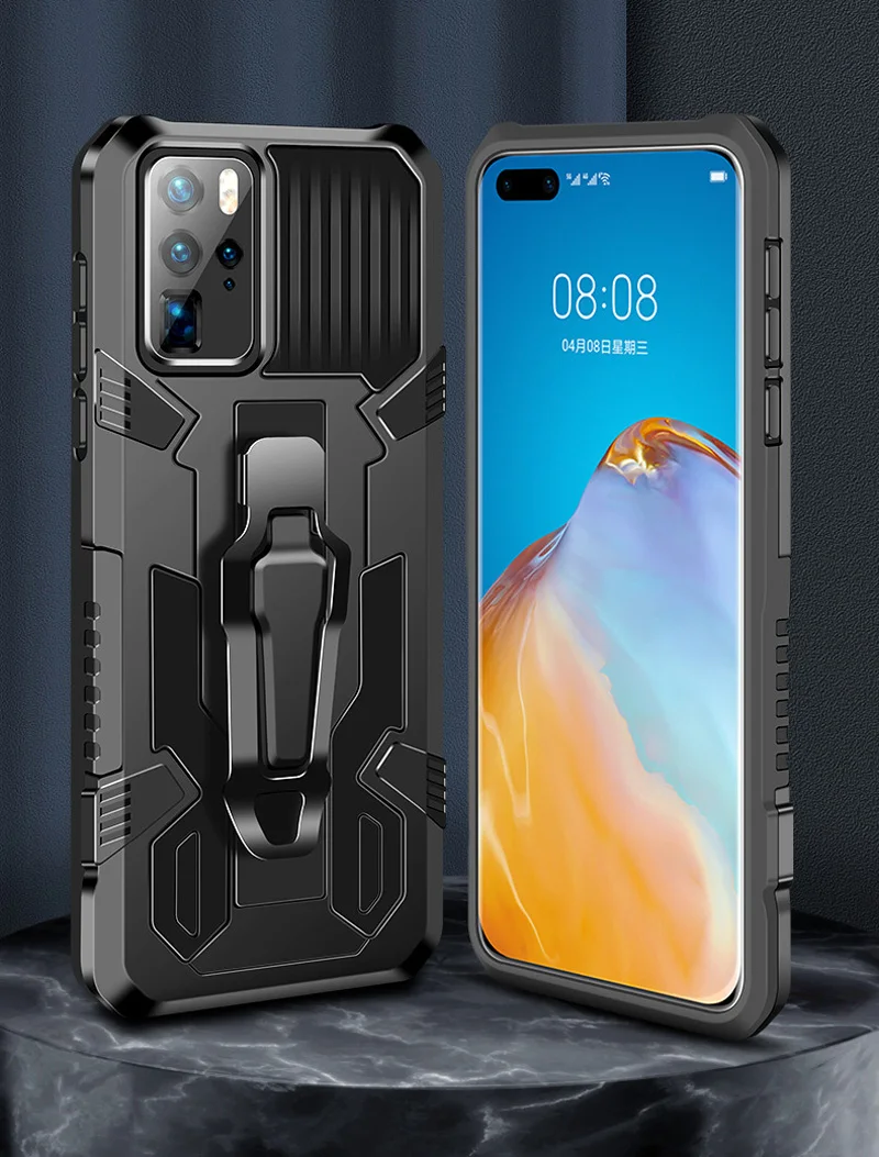 

100pcs/lot Non-shattering Screen Phone Case Shockproof Cover For Huawei P40 LITE NOVA 5 6SE 7I Y6 PRIME P SMART Y9S P30 Pro Plus