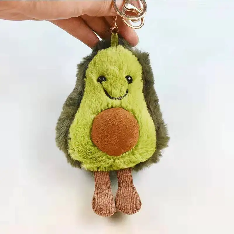 key chain Милая авокадо плюшевая игрушка растение плюшевая игрушка кукла украшение подушка мягкая подушка подарок для девочек мальчиков Друзья Мультфильм Креативные фрукты - Цвет: key chain