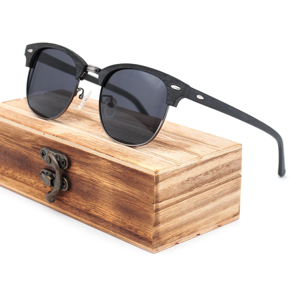 LONSY классические ацетатные поляризационные солнцезащитные очки без оправы для