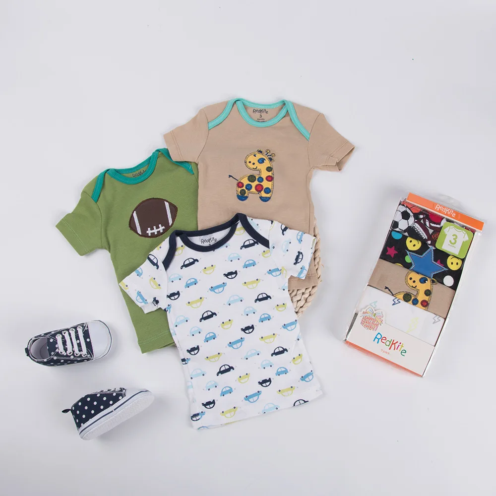 Футболка с коротким рукавом и воротником-конвертом 5 пар в упаковке Милая