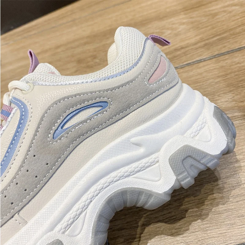 

Chunky Sneakers Women Platform Shoes Fashion Designer Wave Bottom Breathable Ladies Trainers Casual Sneakers Woman Basket Femme