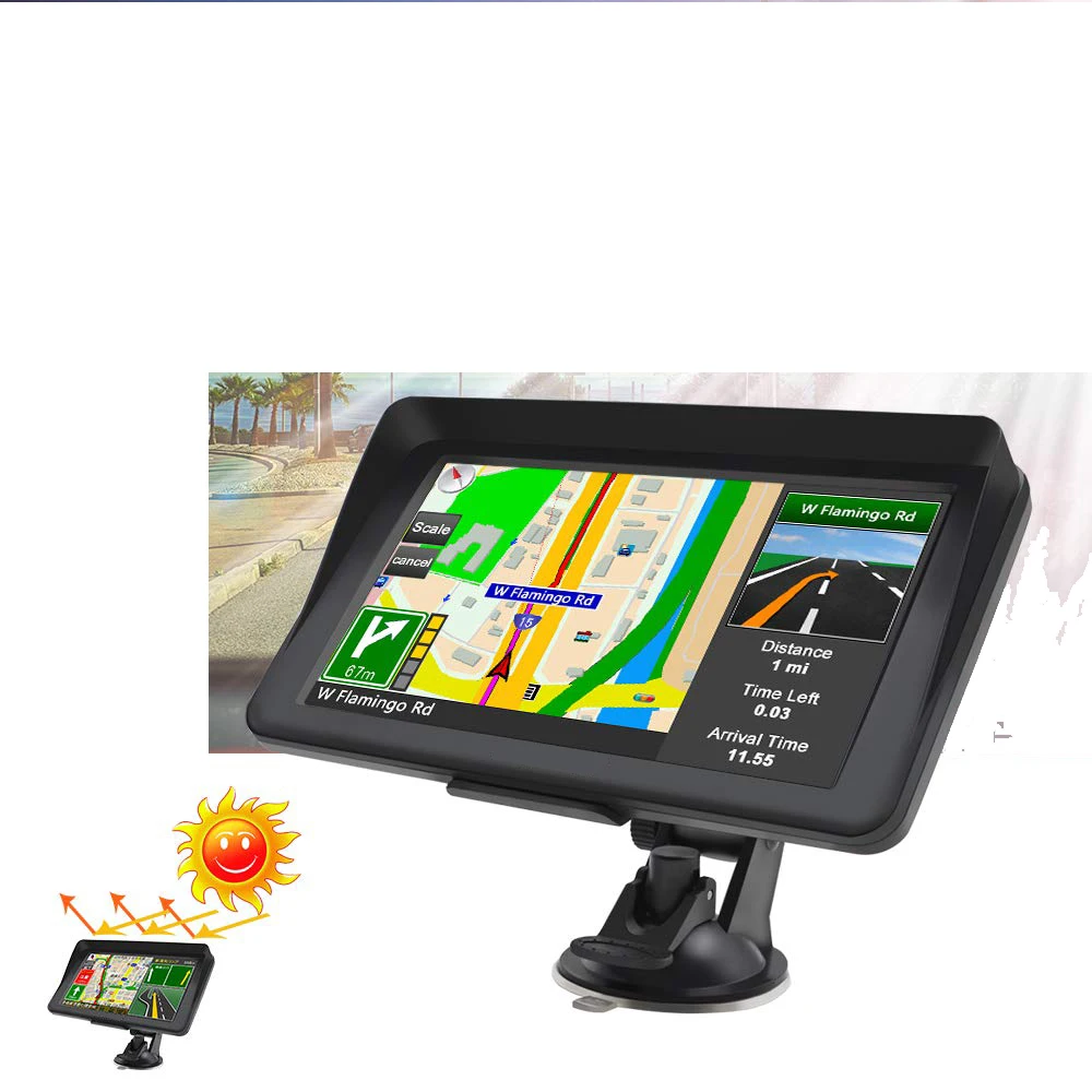 Anfilite 9 дюймов емкостный экран для кемпинга автомобиля GPS навигация 256 м 8 Гб FM