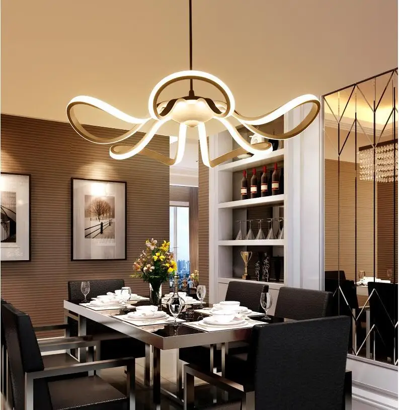 

Fashion Style LED Pendant Lamp Singular Petals Pendant Lights For Bar Bedroom Living Room Kitchen Illumination