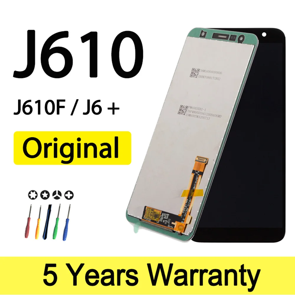 Оригинальный Новый ЖК дисплей для Samsung J610 сенсорный экран SM J610F оптовая продажа J6