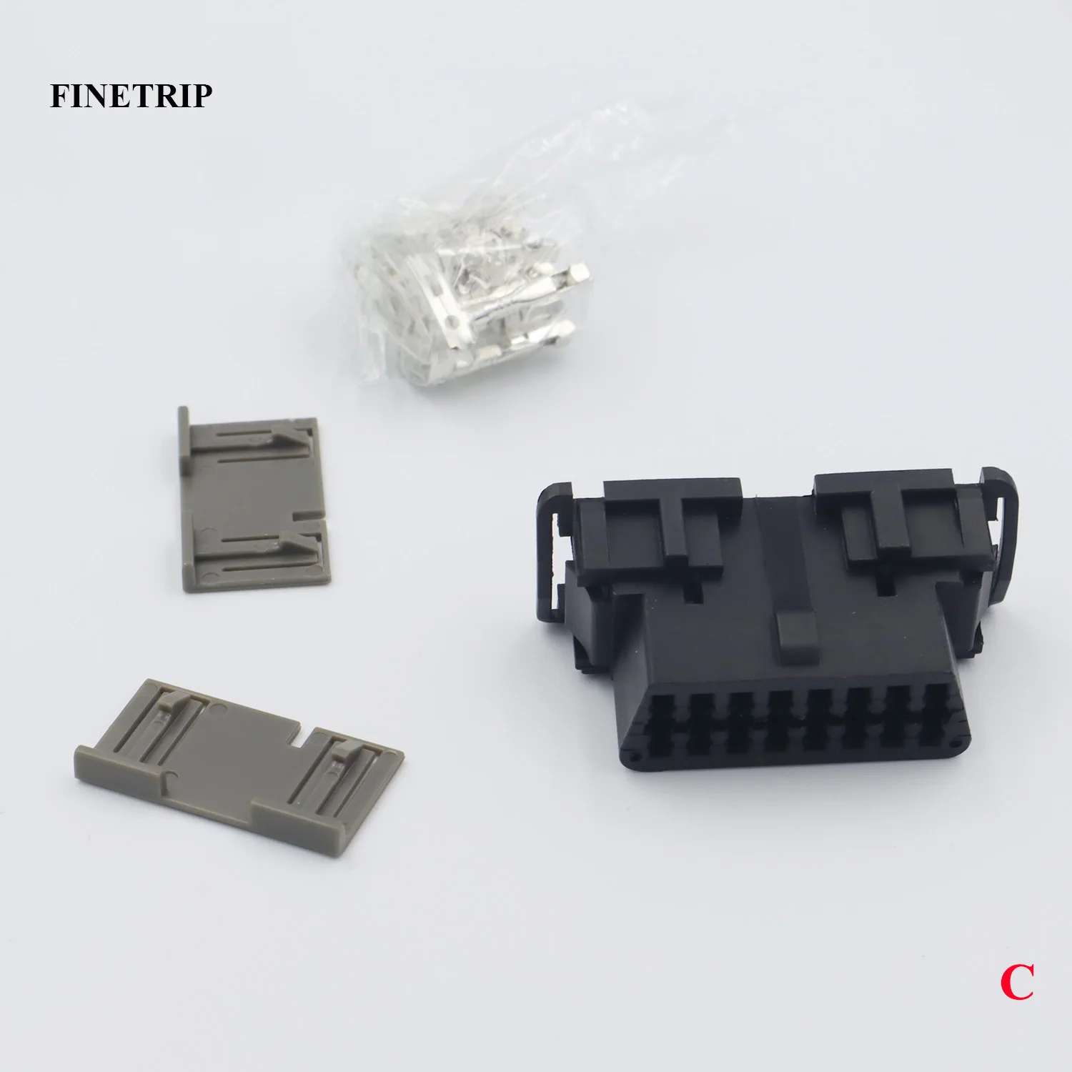 2022 FINETRIP Auto Parts 16 Pin OBD2 OBD-II Socket Automotive Diagnostic Interface Female Connector for bmw vw toyota | Автомобили и