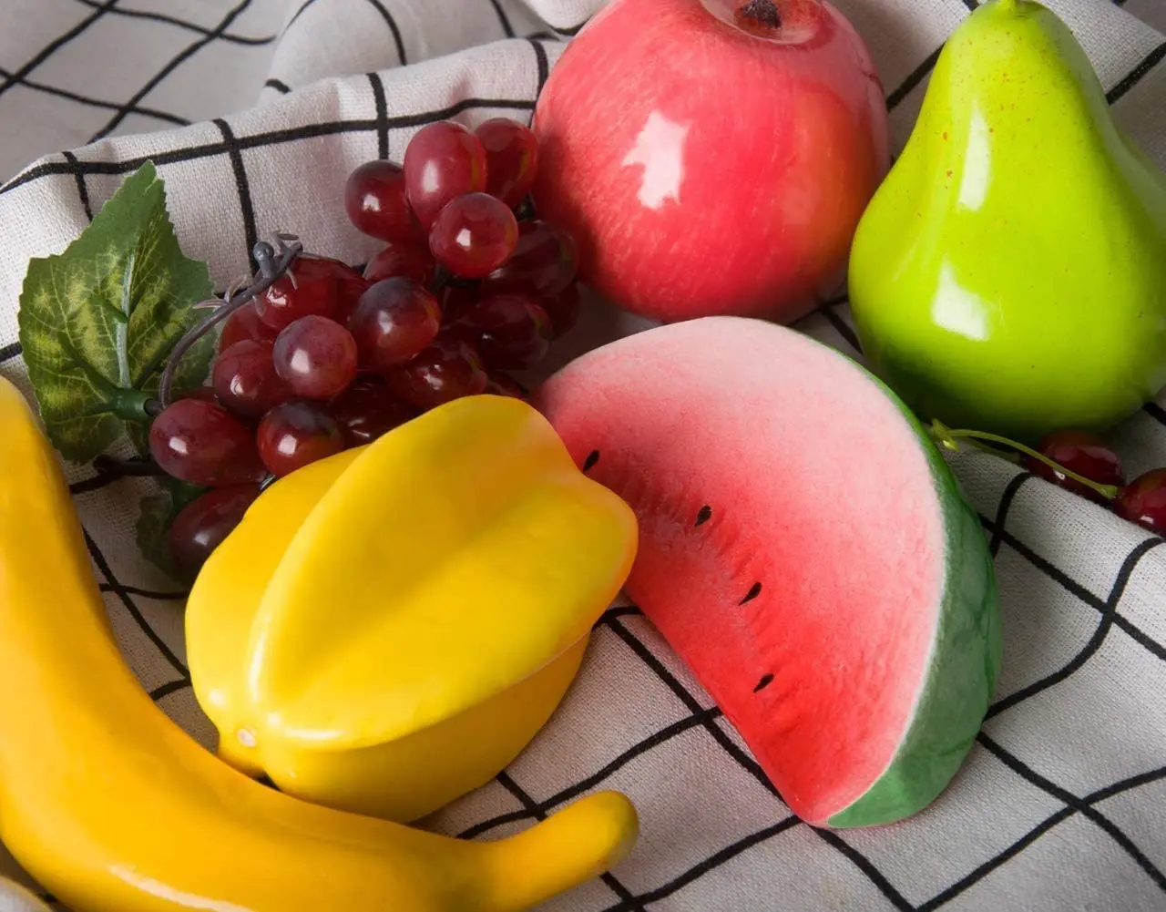 

Artificial Fruit, Fake Fruit Set, Realistic Fruit Decoration, Lifelike Decorative Fruits for Home, Kitchen, Party Decor
