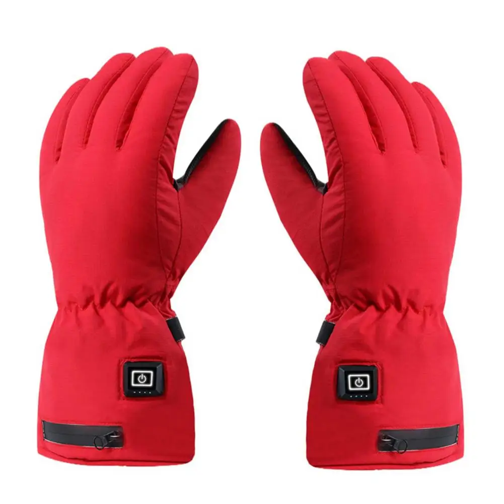 

Женские нагревательные перчатки с зарядкой, перчатки с подогревом для сенсорных экранов, электротовары для верховой езды, зимние перчатки ...