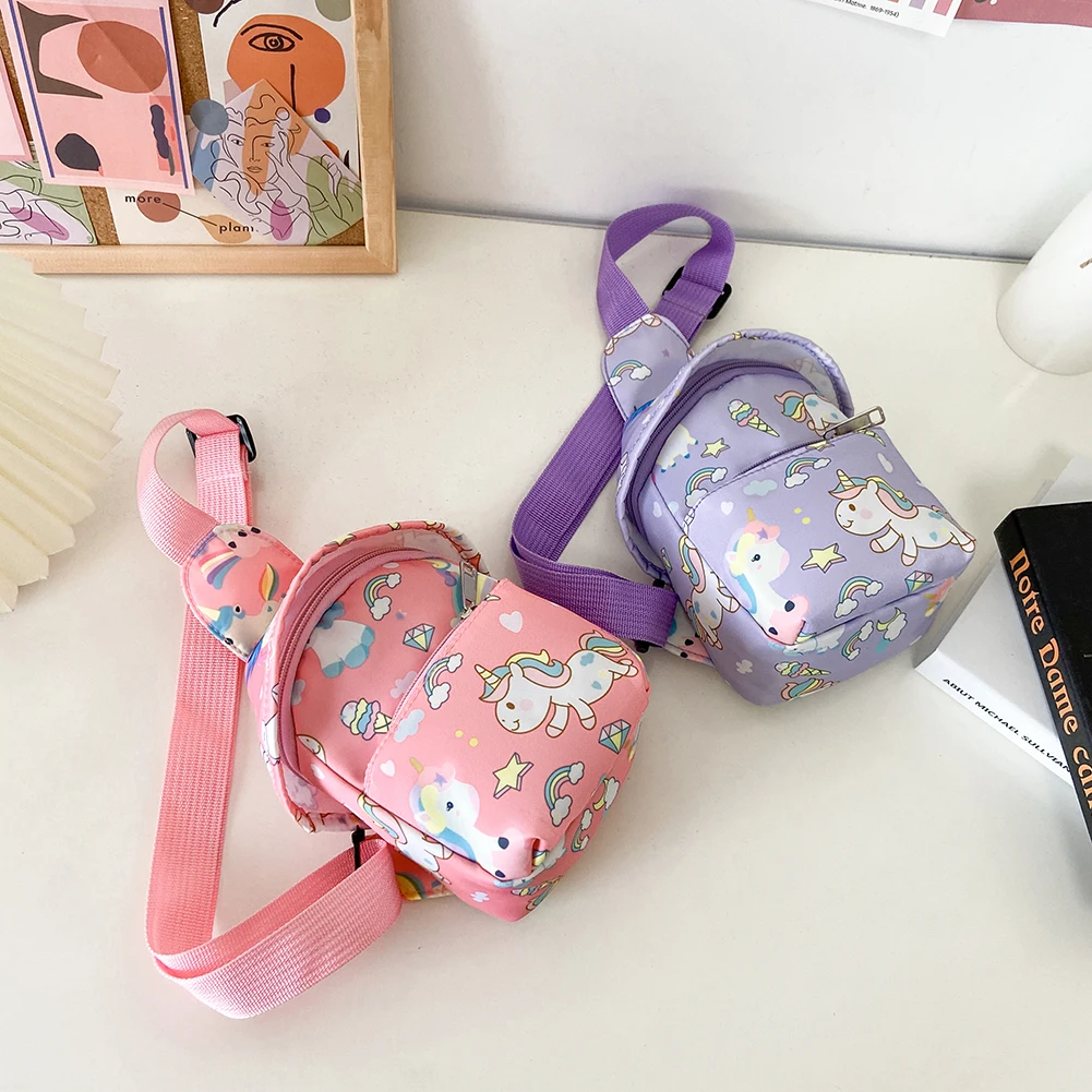 

Children Chest Bag Children Cartoon Print Chest Pack Cute Crossbody Bags Casual Hats Messenger Bags Birthday Gifts for Kid