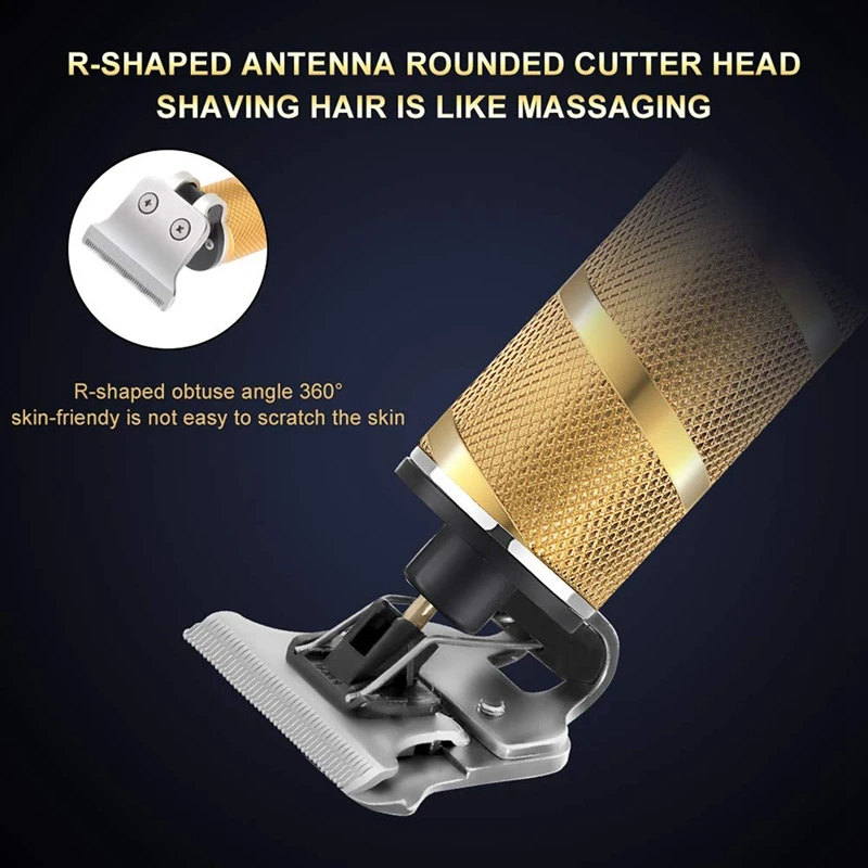 

USB Rechargeable Hair Clipper Electric Hair Trimmer Cordless Shaver Trimmer 0mm Men Barber Hair Cutting Machine