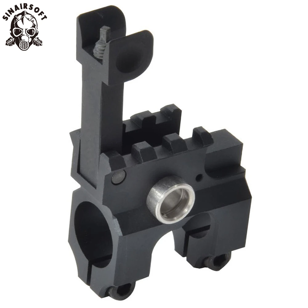 Тактический зажимный газовый блок со складным передним прицелом ЧПУ Алюминиевый