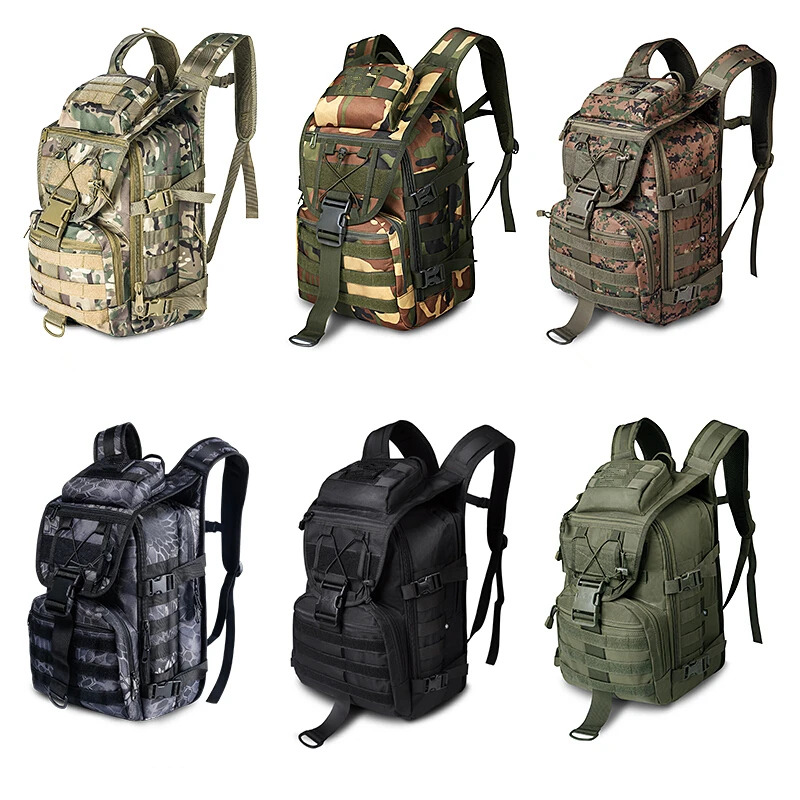 Походный тактический рюкзак 40 л водонепроницаемая нейлоновая сумка армейский