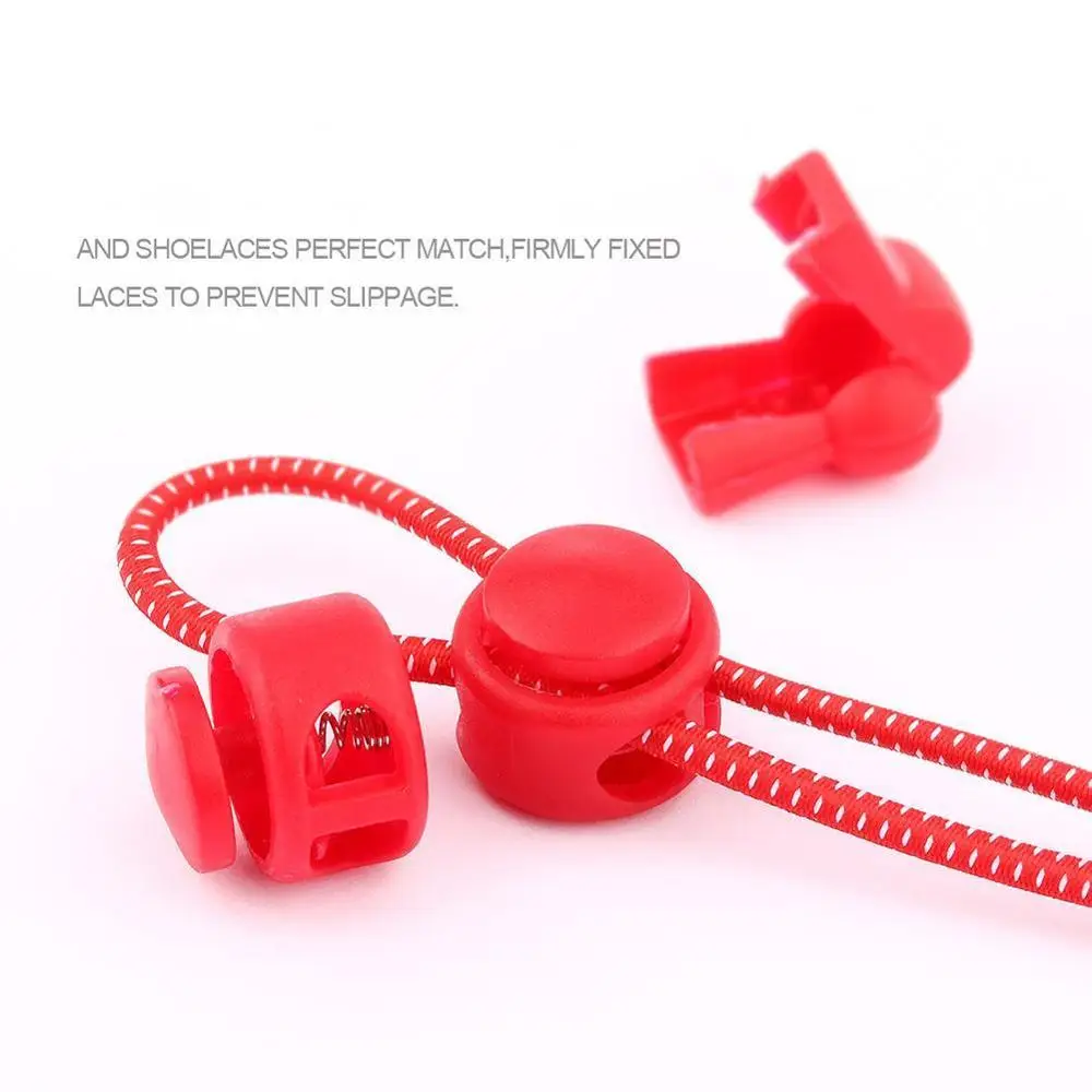 Растягивающийся замок кружева 22 цвета один кусок фиксирующий башмак шнурки