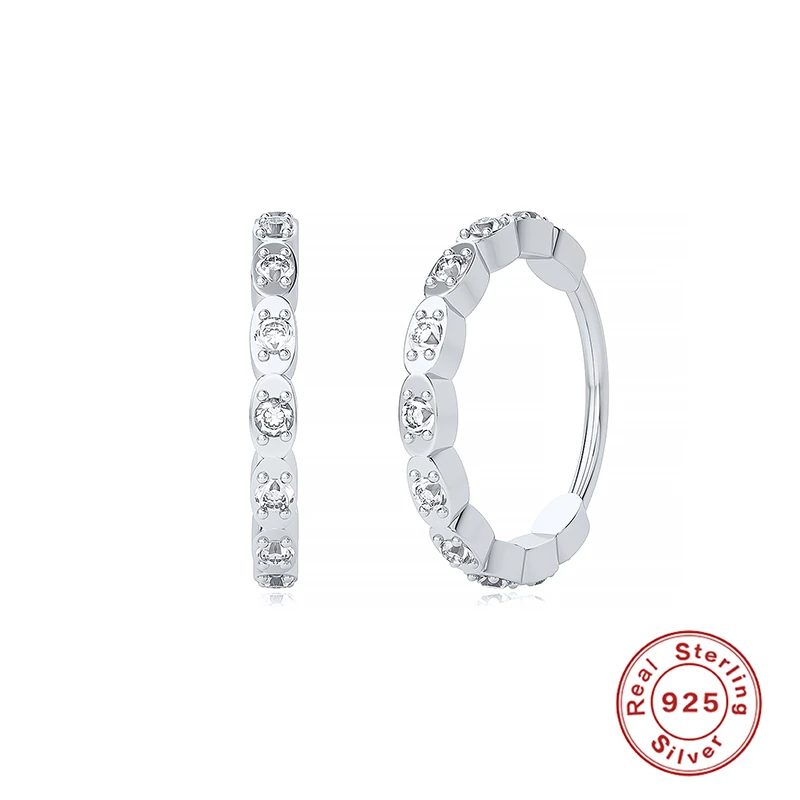 

BOAKO Pendientes Plata 925 Ins Golden Earrings For Women Earrings Dangle Cartilage Jewelry Ear Piercing Fashion #2.3