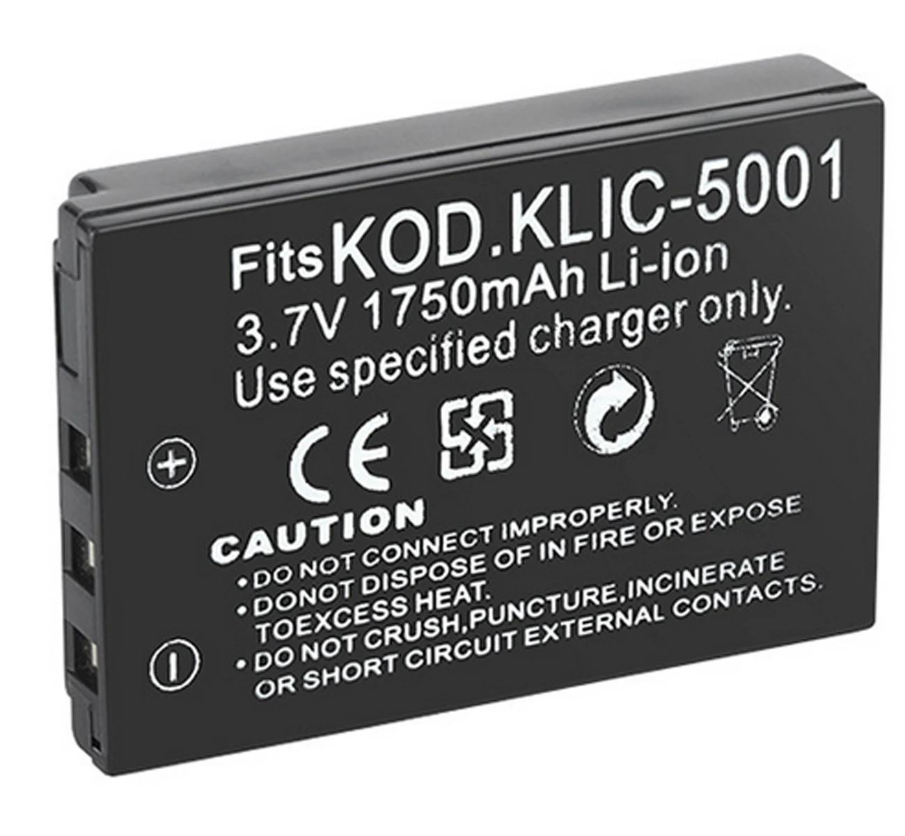 Battery Pack for Kodak KLIC-5001, KLIC5001 and Kodak Easyshare P712, P850, P880, Z7590, DX6490, DX7590 Zoom Digital Camera