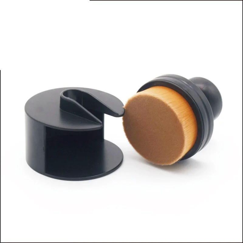 

1pcs Portable Makeup Brush O Shape Seal Stamp Foundation Powder Blush Liquid Cosmetic Make Up Brushes NIN668