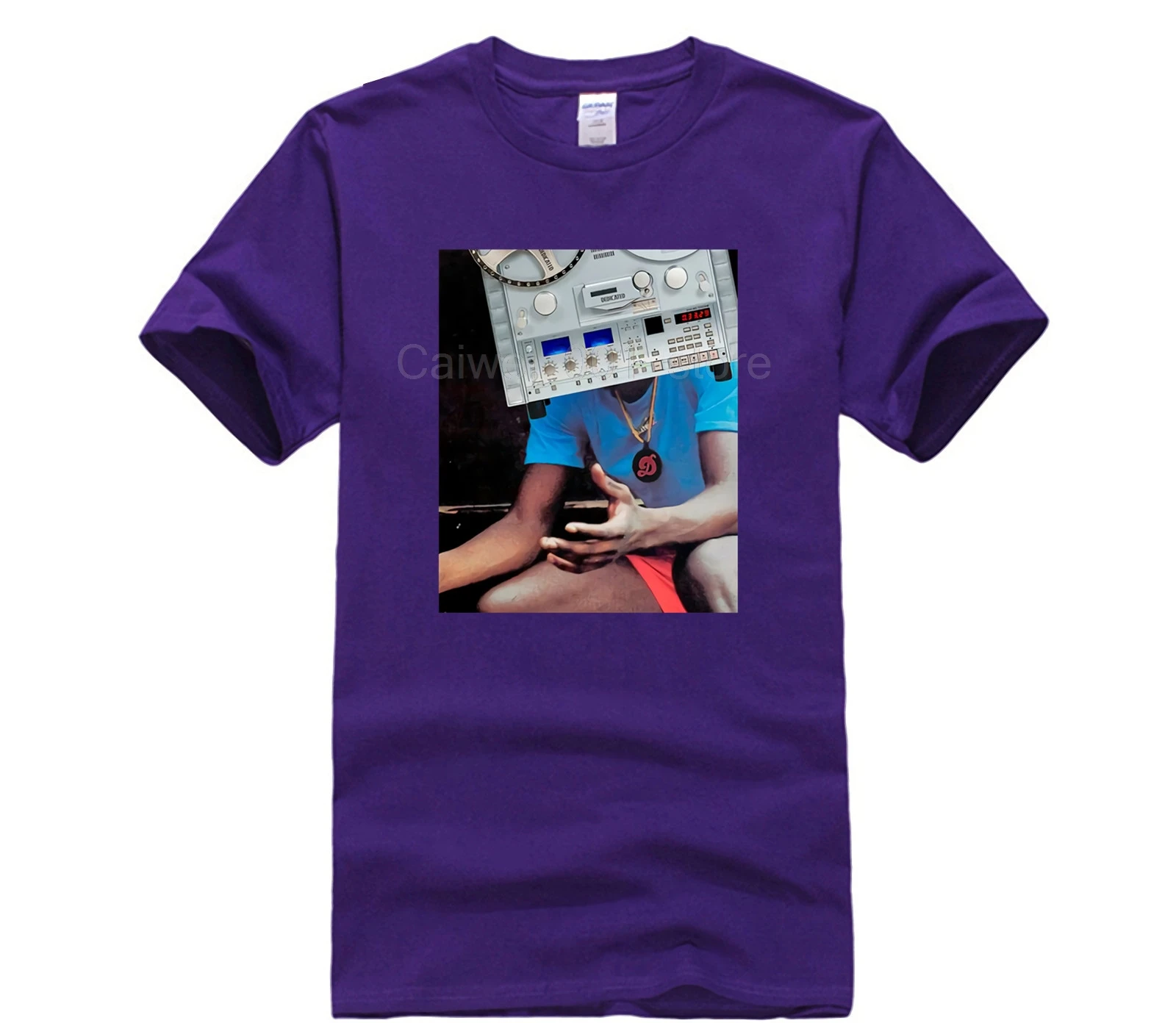 

New Summer Men's Casual Print T Shirt Fashion 100% Cotton Stockholm Tape Head Men's 2020 Fashion Style T Shirt