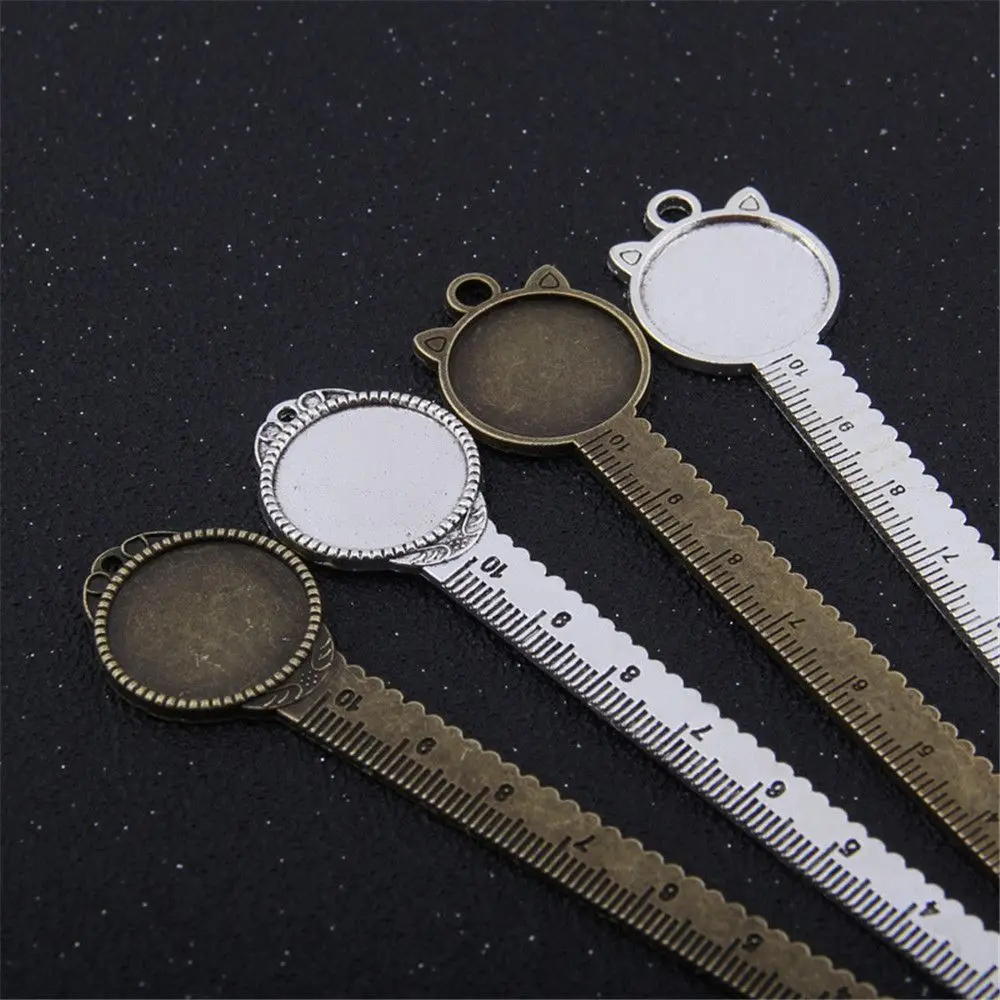 1 шт. Строительная линейка 20 мм круглая Милая кошка Закладка канцелярские