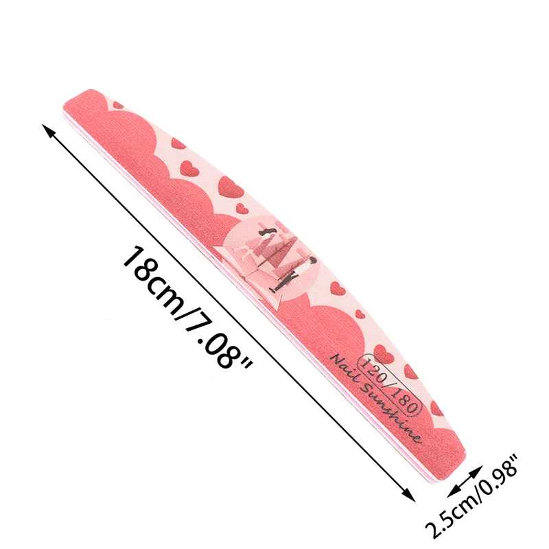 

6 Pcs/Lot Nail File Nail Art Sanding Buffer Files Valentine's Day Dsign Nail Polish Beauty Professional Tools