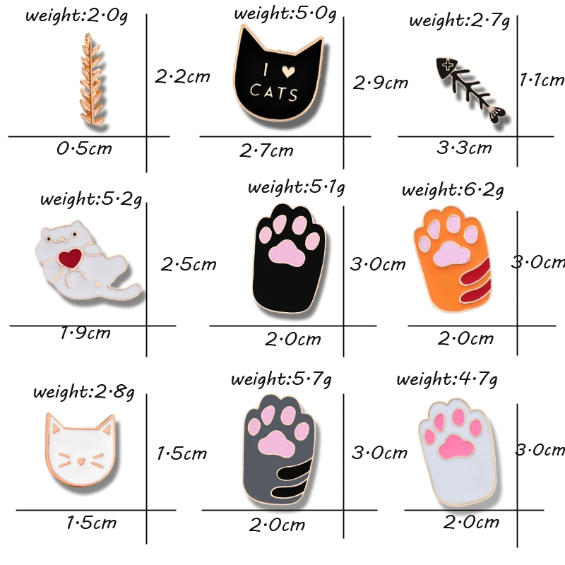 

1Pcs Nette Cartoon Katze Bunte Fu Pins Acryl Abzeichen Brosche revers Pin Fr Frauen Kleidung Auf Die Rucksack Zubehr schmuck