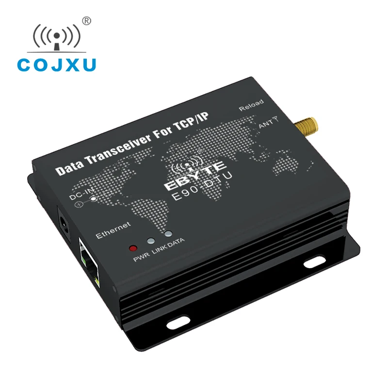 

LoRa 868MHz 915MHz 30dBm SX1268 Ethernet Wireless Modem Transparent Transmission Module cojxu E90-DTU(900SL30-ETH)