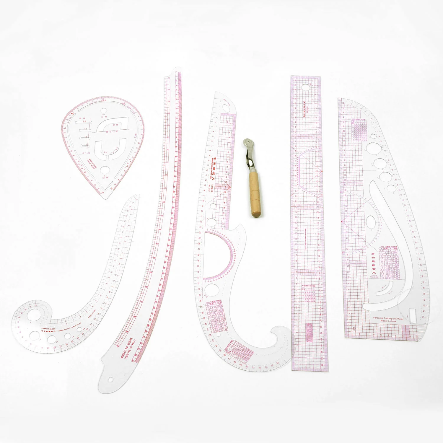 7 шт./компл. французский кривой набор для шитья швейная линейка