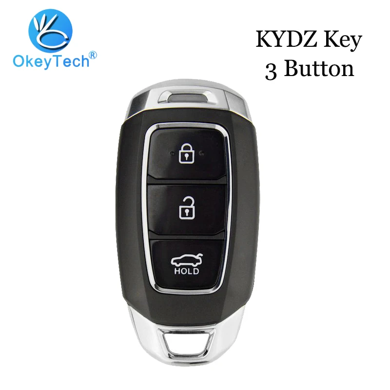 OkeyTech 12 оболочки ключа 3 кнопки KYDZ Кнопка KD не включает лезвие Keydiy дистанционного
