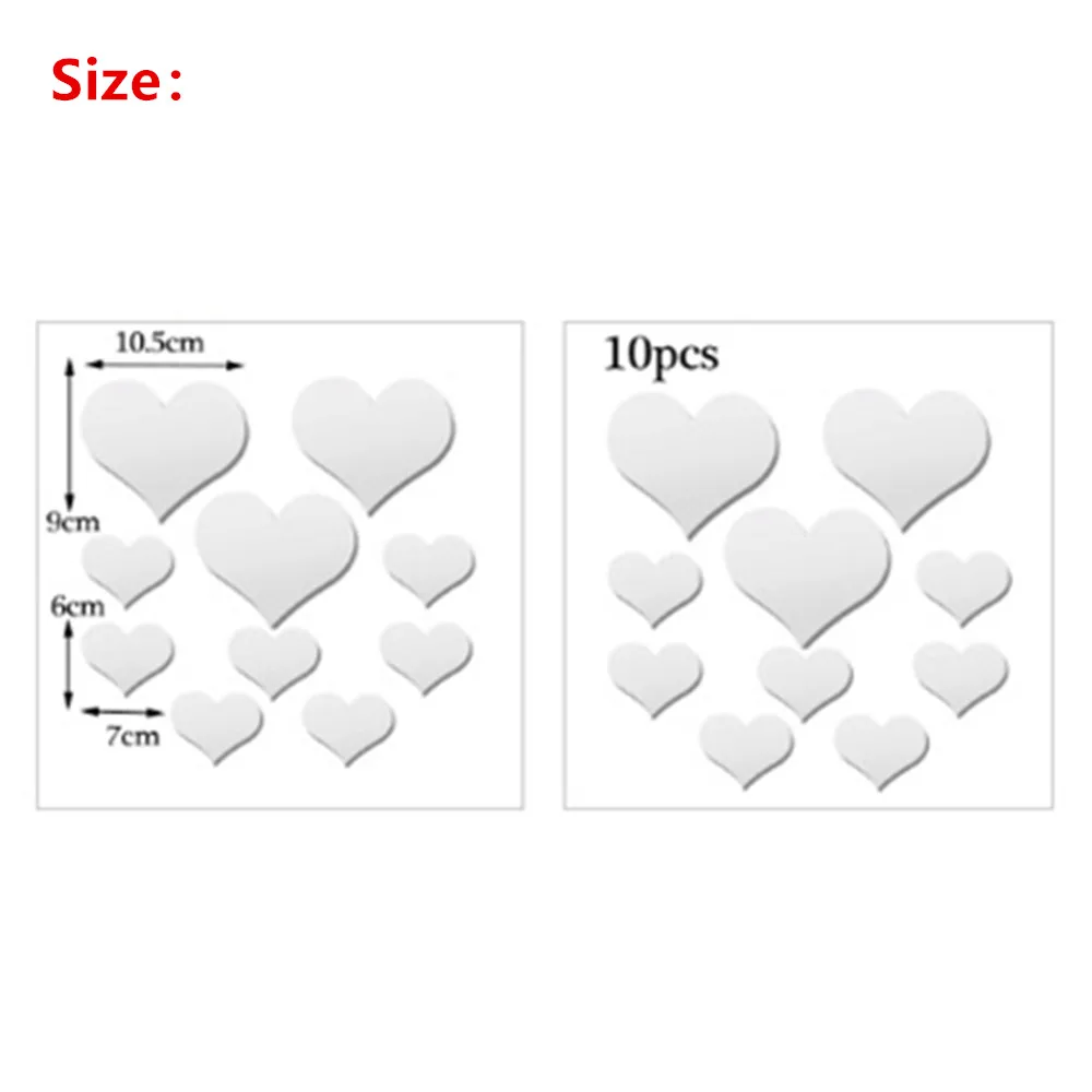 Зеркало любовь зеркало настенный декоративный фон для стены акриловое 3D ядро |