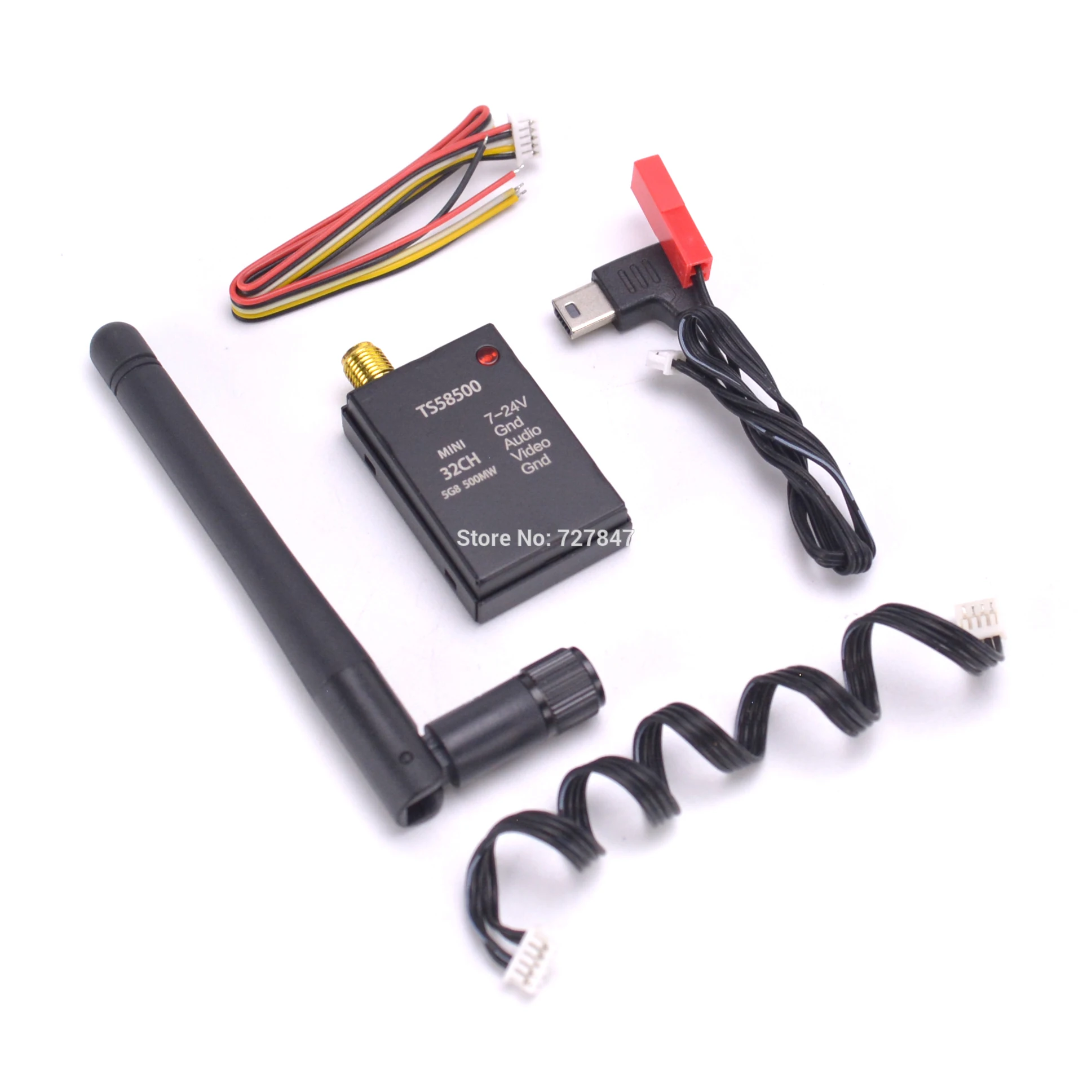 Высокое качество TS58500 5 8G 500mW 32CH Мини AV передатчик Модуль для Phantom Walkera 350 серии FPV