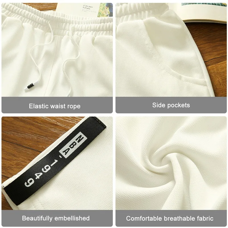 

2021 NEW Men Japanese Style Polyester Running Sport Shorts for Men Casual Summer Elastic Waist Solid Shorts Printed Clothing