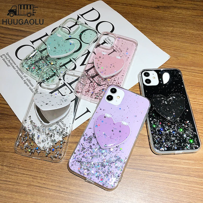 Зеркальный чехол для телефона iPhone 12 11 Pro Max 8 7 6 6S Plus XR Mini XS SE задняя крышка Samsung S20 S10