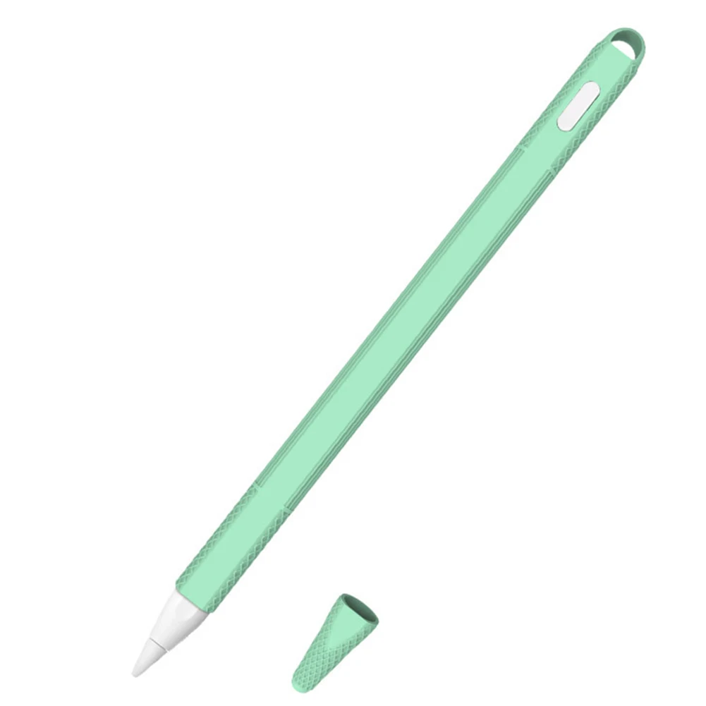 Protective Cover Holder Accessories Shockproof Silicone Case Grips Anti Slip Portable Cap Dust Pouch For Apple Pencil 2 |