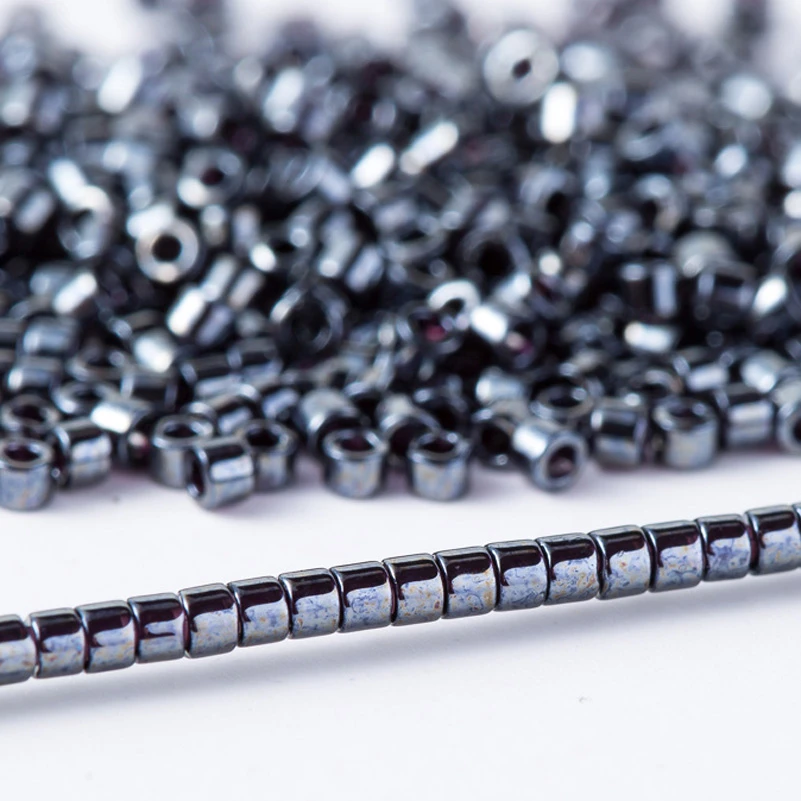 Taidian Miyuki Delica Seed Bead 11/0 для Broderie De Perles Francaises непрозрачный белый DB1-40 1,6x1,3 мм около 1000 штук - Color: miyuki-DB1