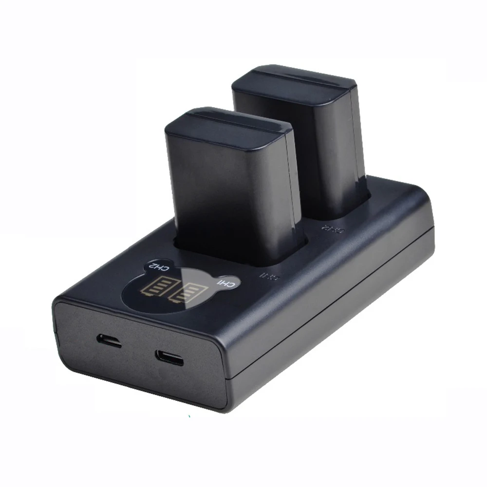 3x2000 мАч NP-FW50 NP FW50 Перезаряжаемые Батарея + usb-портами и светодиодным индикатором