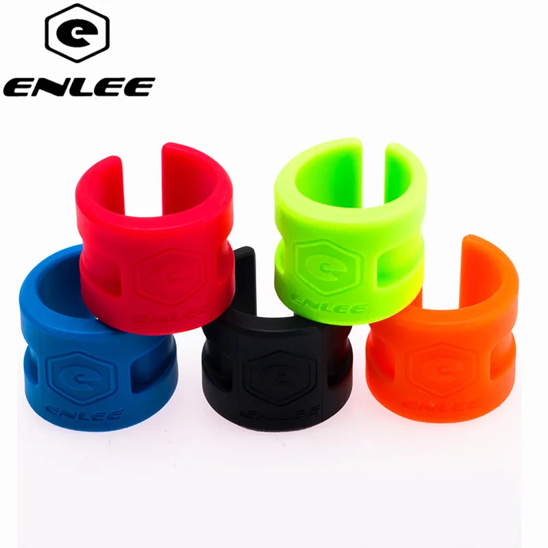 

ENLEE Bicycle Protective Gear road mountain bike frame collision rubber protection ring guard chain protector stickers 4pcs/Set